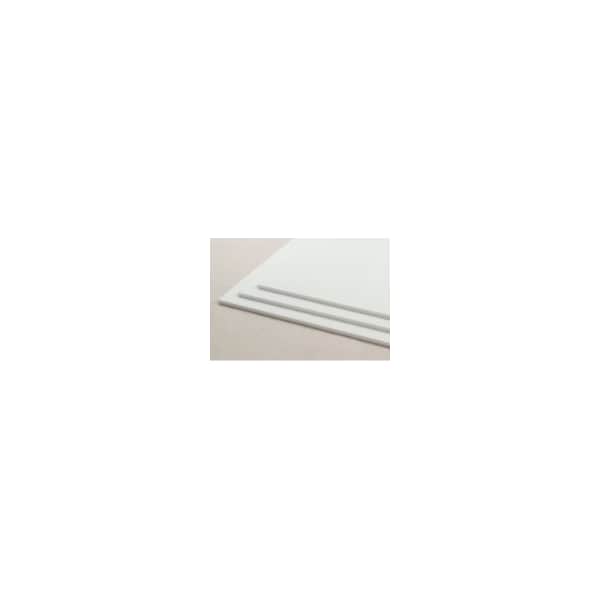 Professional Plastics White PVC VS1 FM4910 Sheet -Simona, 0.250 X 48.000 X 96.000 Each SPVCVS1.250X48.000X96.000WS - main